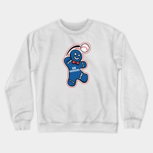 Los Angeles Dodgers Gingerbread Man Crewneck Sweatshirt